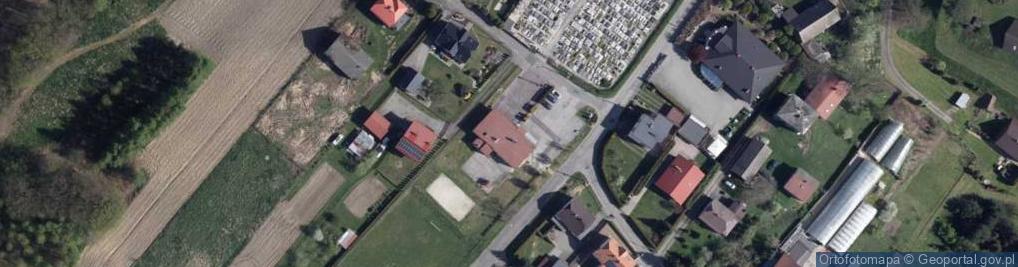 Zdjęcie satelitarne OSP w Wodzisławiu Jedłowniku Gmina Wodzisław Śląski