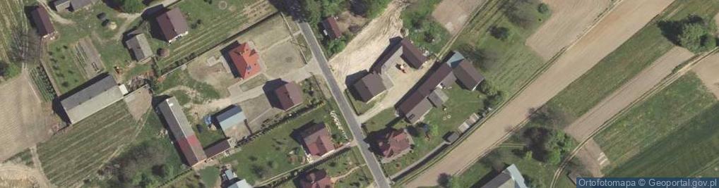 Zdjęcie satelitarne OSP w Wojciechowie
