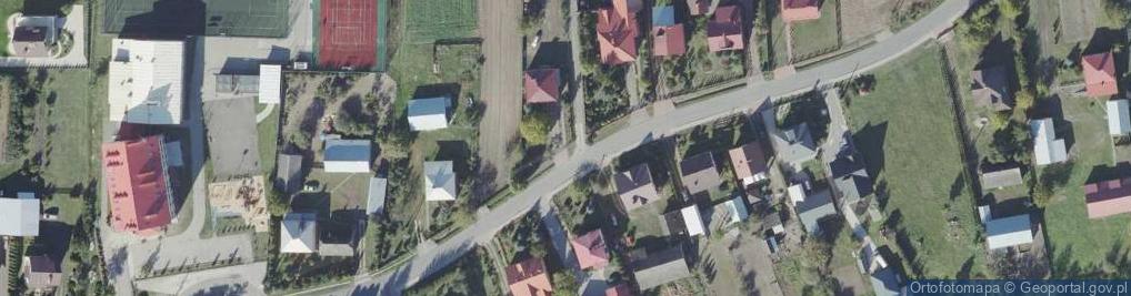 Zdjęcie satelitarne OSP w Wólce Pełkińskiej