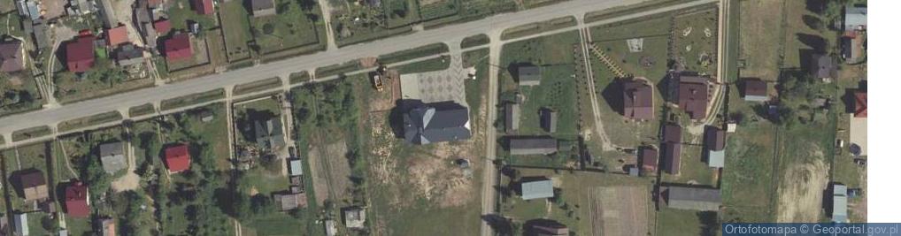 Zdjęcie satelitarne OSP w Wólce Wieprzeckiej