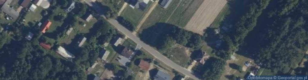 Zdjęcie satelitarne OSP w Wólce Wiśniewskiej