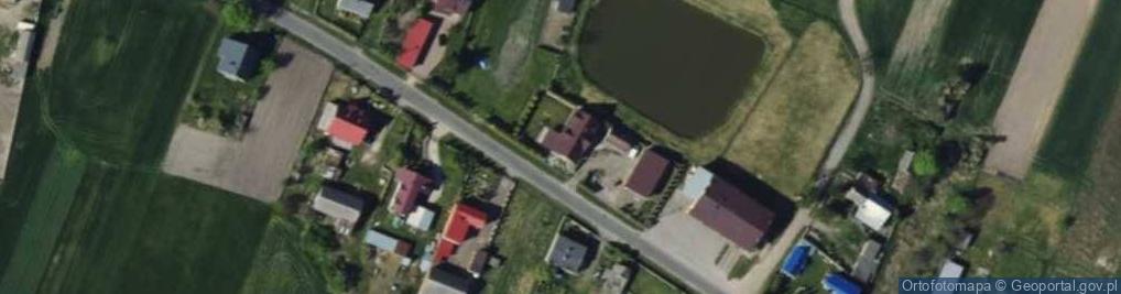 Zdjęcie satelitarne OSP w Woli Będkowskiej