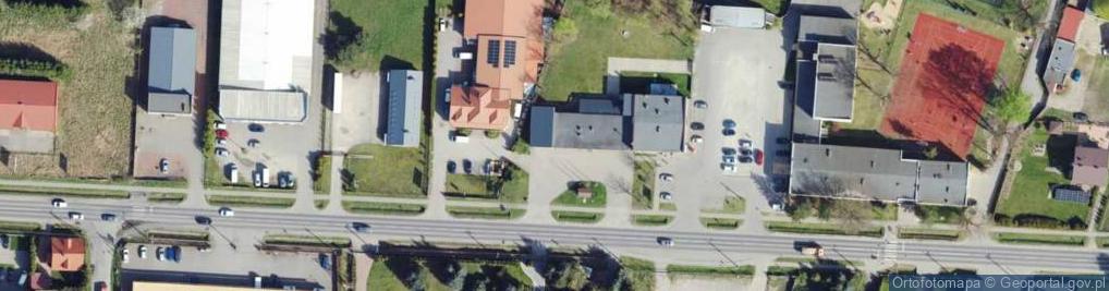 Zdjęcie satelitarne OSP w Woli Zaradzyńskiej