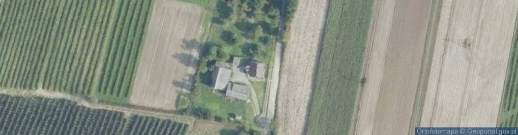 Zdjęcie satelitarne OSP w Wysokach Dużych