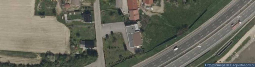 Zdjęcie satelitarne OSP w Wysokiej