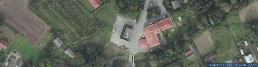 Zdjęcie satelitarne OSP w Wysokiej