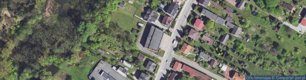 Zdjęcie satelitarne OSP w Ząbkowicach