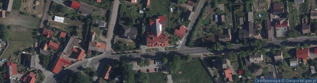 Zdjęcie satelitarne OSP w Zaborze