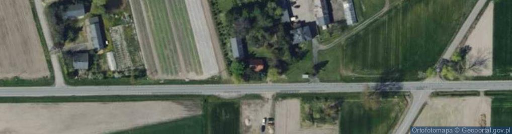 Zdjęcie satelitarne OSP w Zagaju Rogulicach