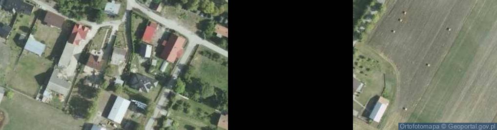 Zdjęcie satelitarne OSP w Zagości Starej