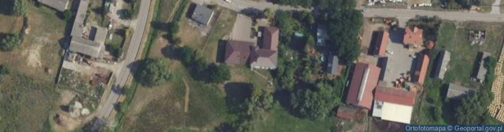 Zdjęcie satelitarne OSP w Zawadach