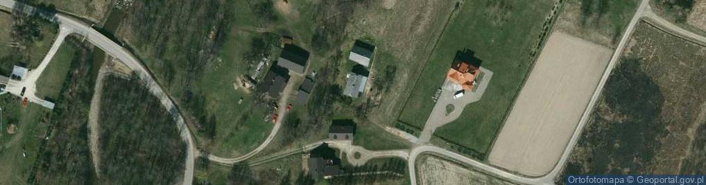 Zdjęcie satelitarne OSP w Zawadce