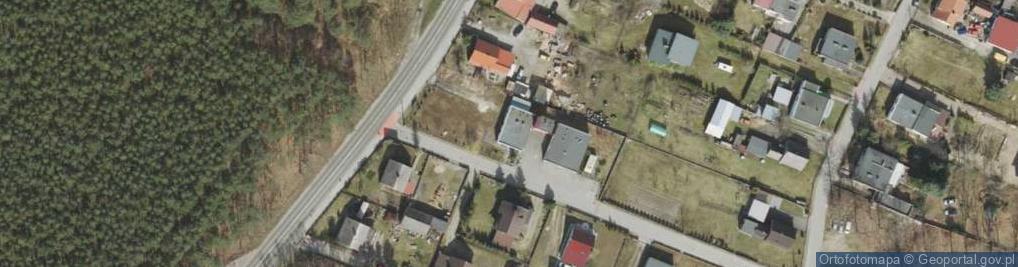 Zdjęcie satelitarne OSP w Zawadzie
