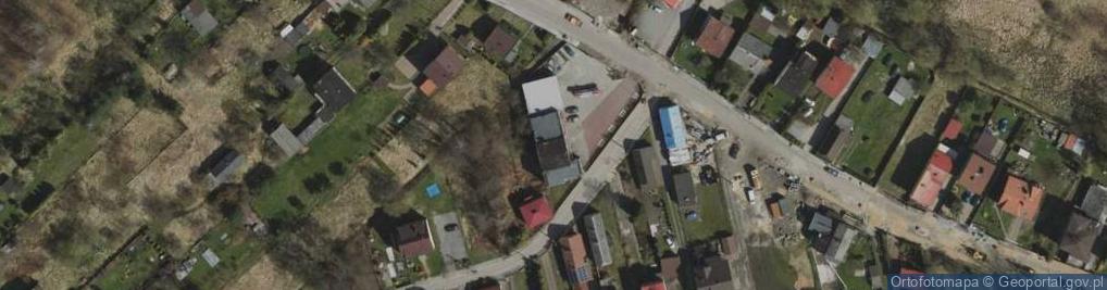 Zdjęcie satelitarne OSP w Zawiercie Marciszów