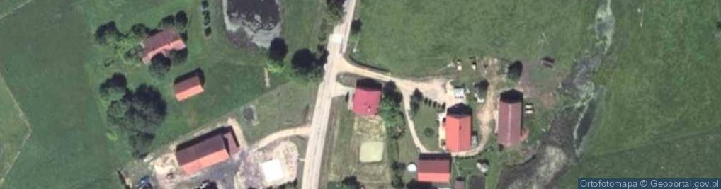 Zdjęcie satelitarne OSP w Żegotach