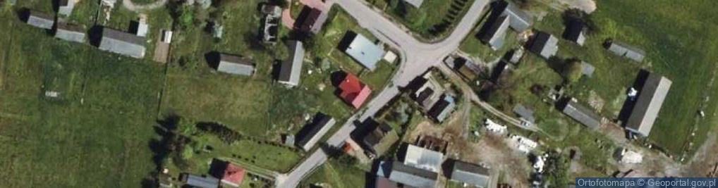Zdjęcie satelitarne OSP w Żelaznej Rządowej