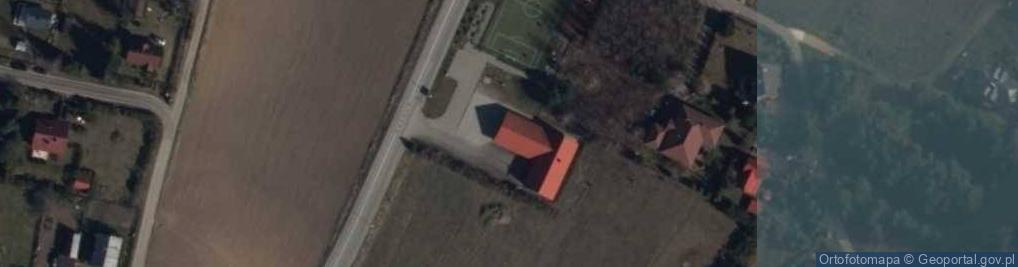 Zdjęcie satelitarne OSP w Zgorzałem