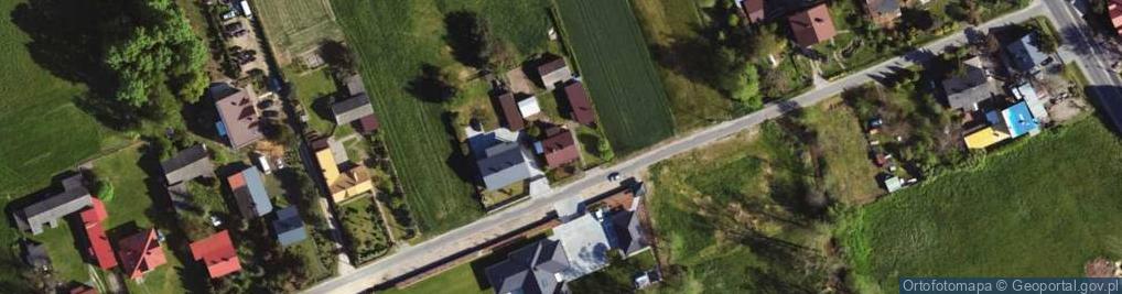 Zdjęcie satelitarne OSP w Zielkowicach