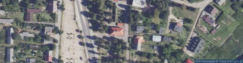 Zdjęcie satelitarne OSP w Zieluniu