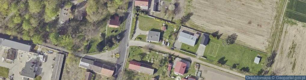 Zdjęcie satelitarne OSP w Ziemiełowicach