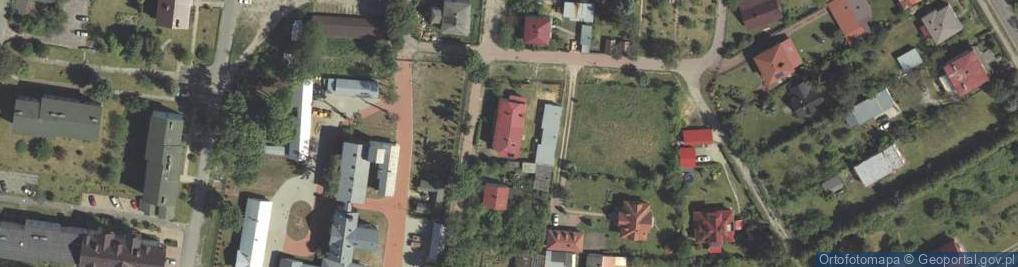 Zdjęcie satelitarne OSP w Zwierzyńcu