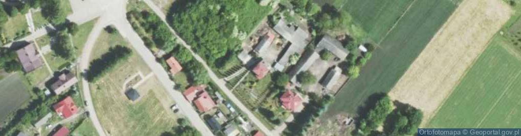 Zdjęcie satelitarne OSP we Włostowie