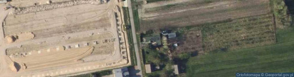 Zdjęcie satelitarne OSP we Wrzeczku