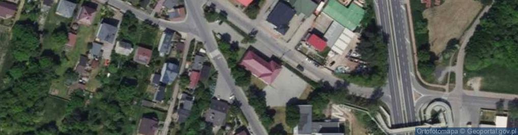 Zdjęcie satelitarne OSP we Wrzosowej