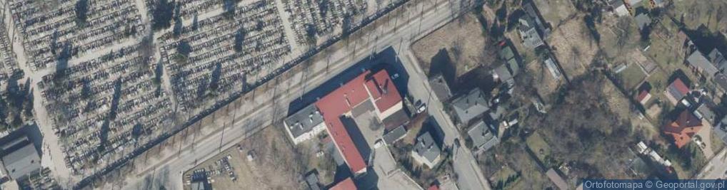 Zdjęcie satelitarne Ośrodek Badawczo Wdrożeniowy Automatyki Edward Bolek Andrzej Spryszyński