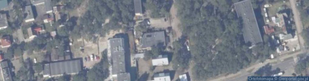 Zdjęcie satelitarne Ośrodek Kolonijno Wczasowy Krab Iwanowska Bożena Iwanowski Janusz