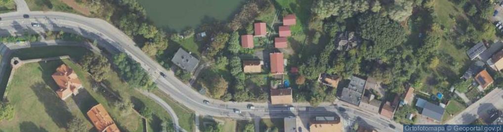 Zdjęcie satelitarne Ośrodek Letniskowy Domki Barbara w & B Nowosatko