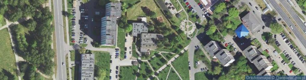 Zdjęcie satelitarne Ośrodek Pomocy Dzieciom i Rodzinie w Jaworznie