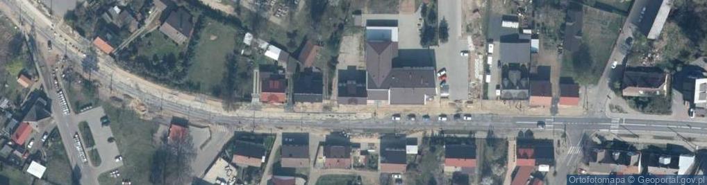 Zdjęcie satelitarne Ośrodek Pomocy Społecznej w Cybince