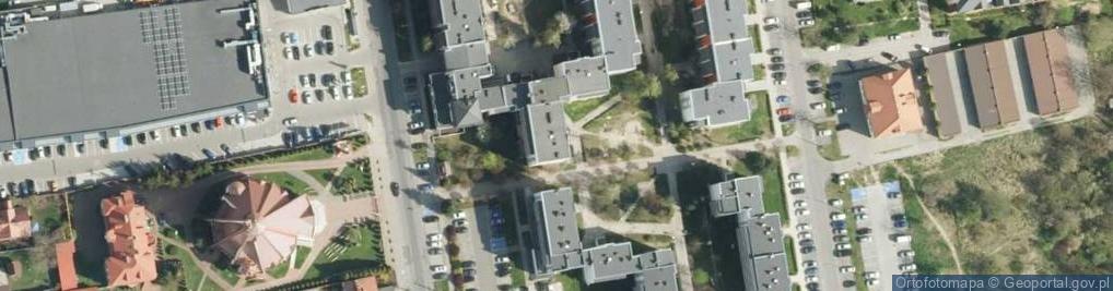 Zdjęcie satelitarne Ośrodek Szkolenia Kierowców Jazek