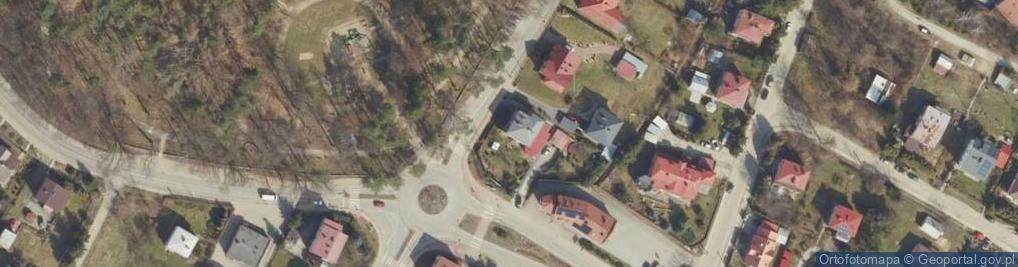 Zdjęcie satelitarne Ośrodek Szkolenia Kierowców Radar Krzysztof Krauz i Janusz Serwiński