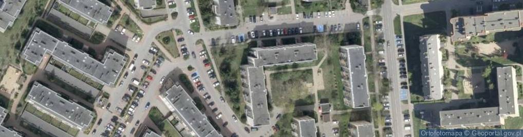 Zdjęcie satelitarne Ośrodek Szkolenia Kierowców Zbigniew Borkowski