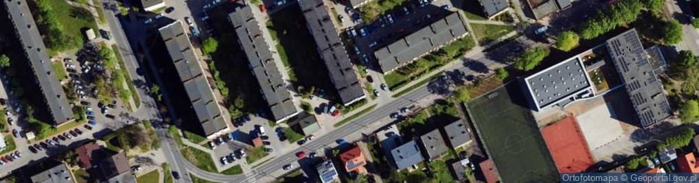 Zdjęcie satelitarne Ośrodek Szkolenia Kierowców
