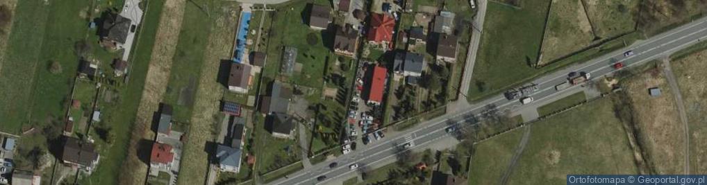 Zdjęcie satelitarne Otr�Ba Krzysztof Firma Handlowo Us�Ugowa M& K Krzysztof Otr�Ba