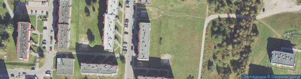 Zdjęcie satelitarne P P H O Smółka Adam Kordowski Aleksander Kwiecień Jacek Stosik Waldemar