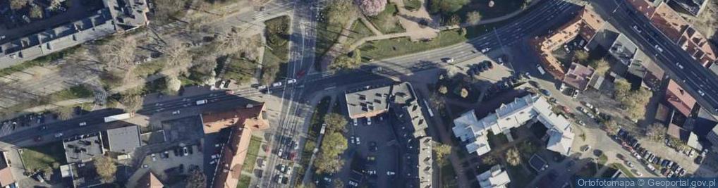 Zdjęcie satelitarne P P H U Oska Kazimierz Osiński Stanisław Mordarski