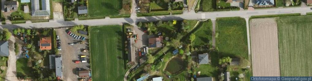 Zdjęcie satelitarne P P U H Danuta Bajerowska Jerzy Bajerowski Kamil Bajerowski