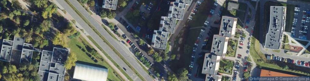 Zdjęcie satelitarne P P U H Produk Krzysztof Łopaciński Lech Wojniak [ w Likwidacji