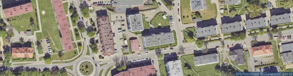 Zdjęcie satelitarne P U H T Hurt Detal Transport Pośpiech Krystyna Pośpiech Zenon Pośpiech Łukasz Pośpiech