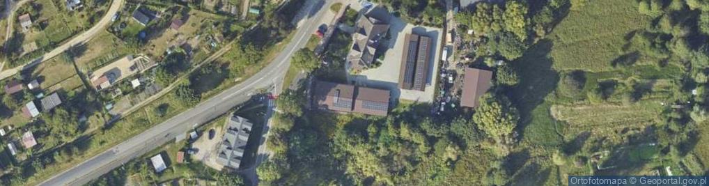 Zdjęcie satelitarne Państwowe Gospodarstwo Leśne Lasy Państwowe Nadleśnictwo Bytów