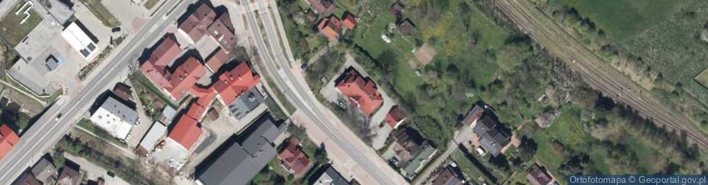 Zdjęcie satelitarne Państwowe Gospodarstwo Leśne Lasy Państwowe Nadleśnictwo Limanowa