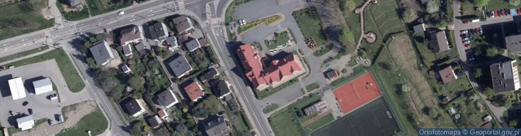 Zdjęcie satelitarne Państwowe Ognisko Plastyczne im Ludwika Konarzewskiego Seniora w Rydułtowach