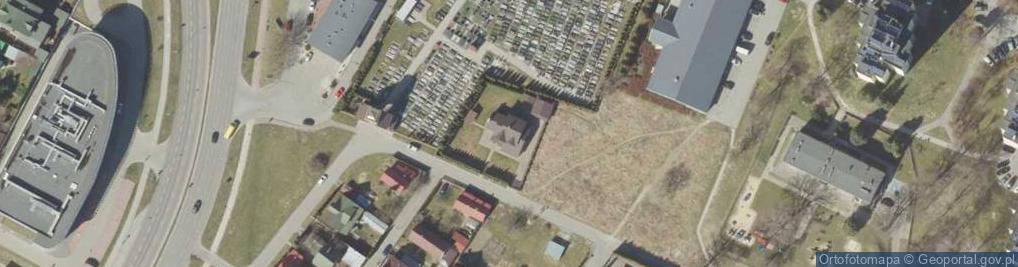 Zdjęcie satelitarne Parafia Prawosławna P.w.św.Mikołaja Cudotwórcy w Zamościu