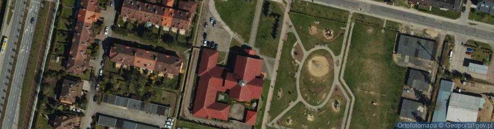 Zdjęcie satelitarne Parafia Rzym.-Kat.pw.Świętej Faustyny Kowalskiej