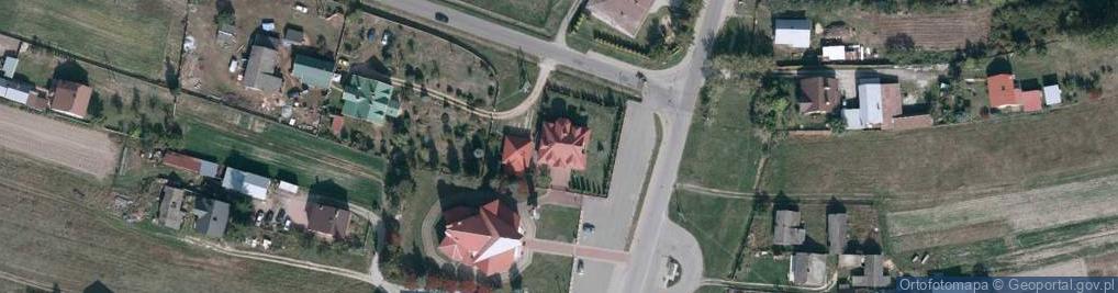 Zdjęcie satelitarne Parafia Rzymsko-Katolicka P.w.NMP Matki Kościoła w Rakszawie Górnej