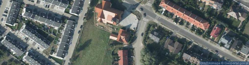 Zdjęcie satelitarne Parafia Rzymsko-Katolicka P.w.św.Siostry Faustyny Kowalskiej